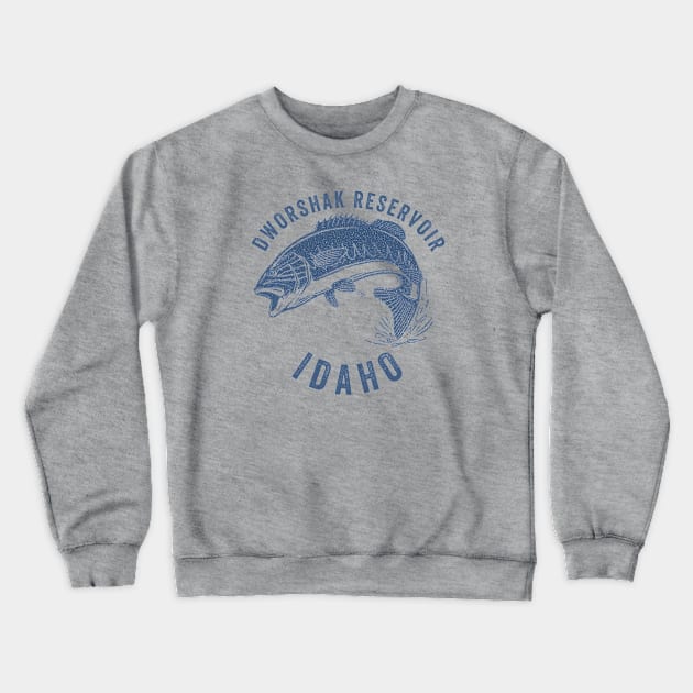 Dworshak Reservoir Idaho Crewneck Sweatshirt by Eureka Shirts